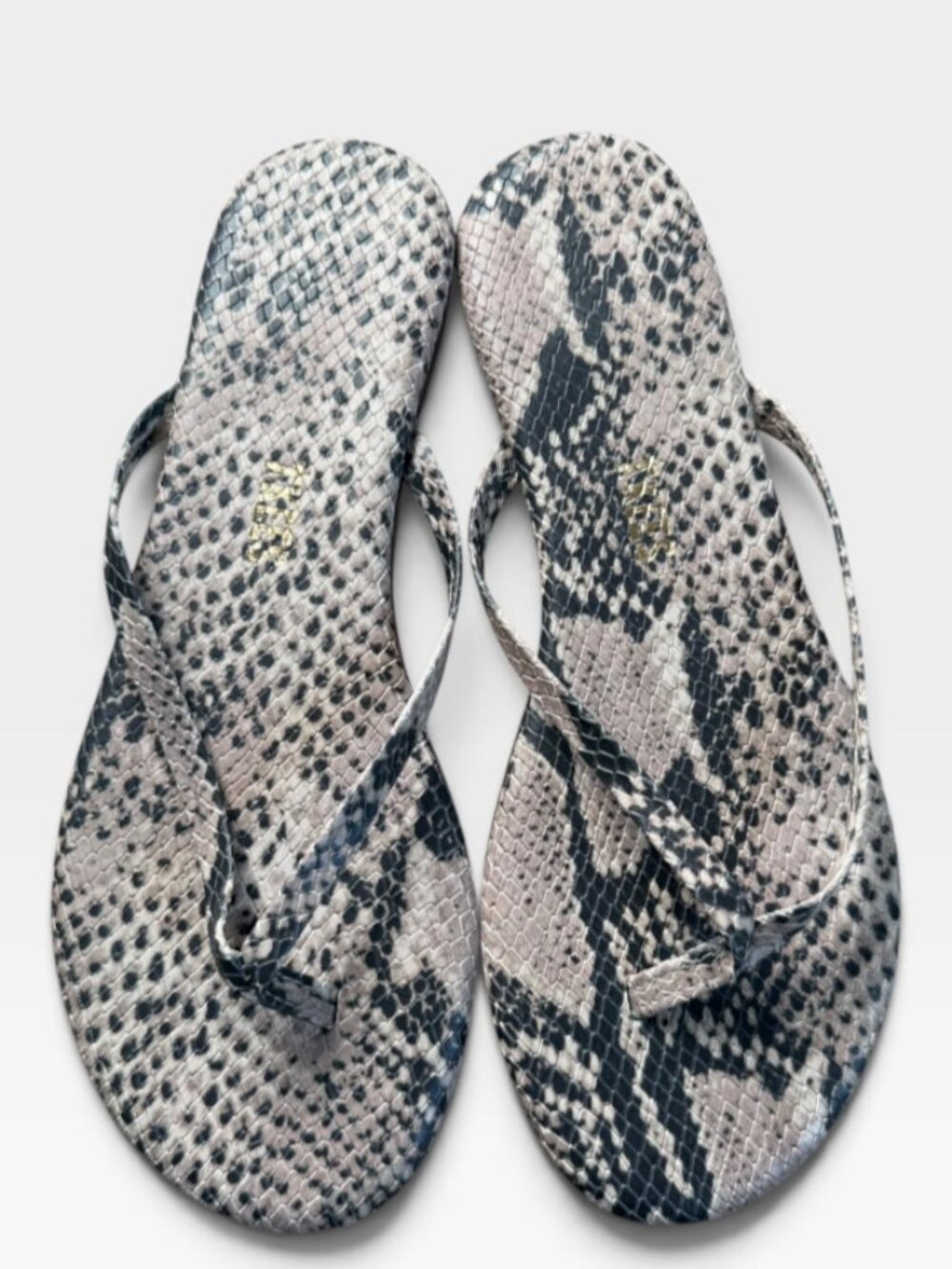 TKEES Lily Flip Flop Vegan Animal Sand Snake